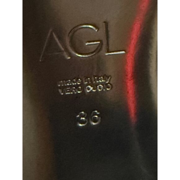 AGL Angie Wave Patent Leather Pump Womens Shoes Sz US6 New - Picture 15 of 16